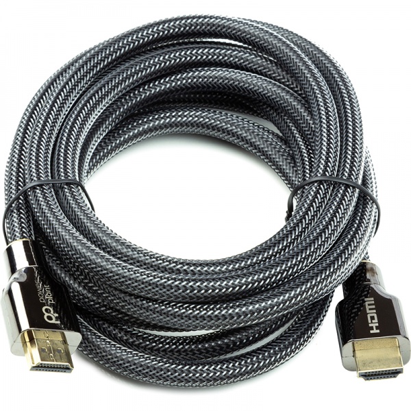 Кабель PowerPlant HDMI (M) – HDMI (M) 2.1V Ultra HD 8K eARC 30AWG 3 м чорний (CA912209) 