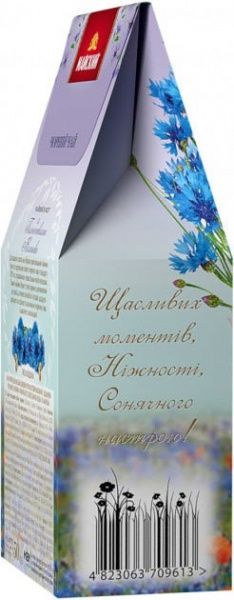 Чай черный Майский Чайный букет с лепестками василька 50 г 