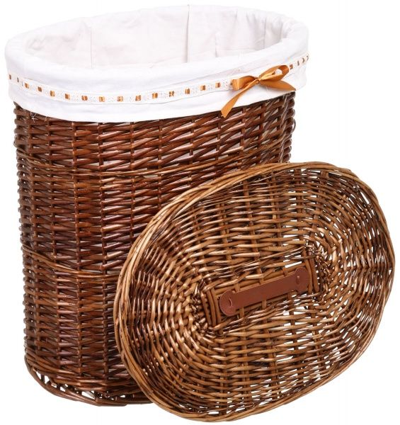 Кошик плетений з текстилем Tony Bridge Basket 51x37x56 см HQ13-10CD-1 