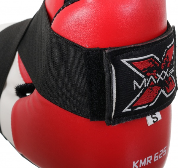 Футы для кикбоксинга MaxxPro KMR-625 красный р. S 