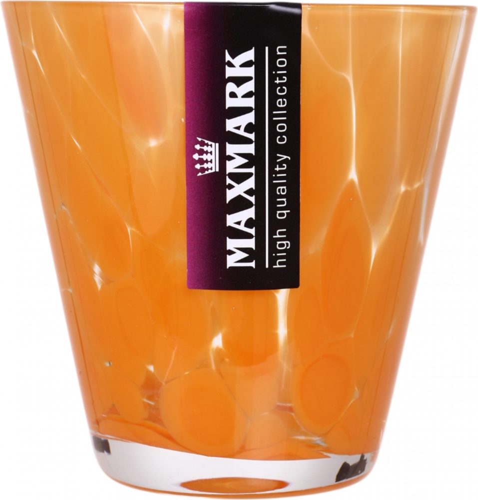 Склянка низька Maxmark Aqua Lily помаранчевий 280 мл 1 шт.