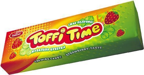 Цукерки жувальні Saadet Toffi Time Полуниця 20 г 