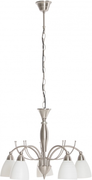 Люстра подвесная Globo BRACARA 5xE14 матовый никель 60202-5 
