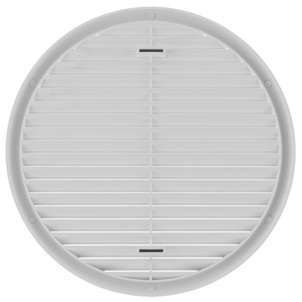 Гратка для вентиляції MiniMax 2103 d220 мм пластик білий 