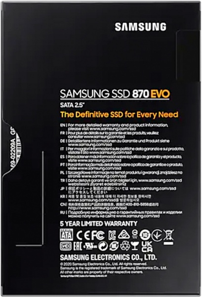 SSD-накопитель Samsung 870 EVO 2000GB 2,5