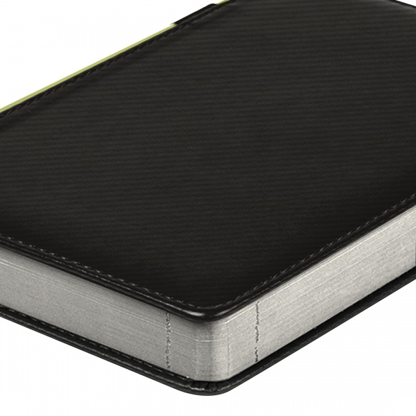 Щоденник датований чорний/оливковий Leo Planner City A5 2022