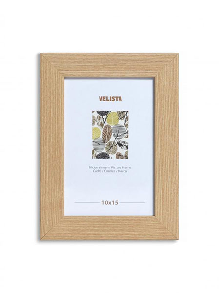 Рамка для фото Velista 24W-3206-11v з паспарту 1 фото 40х50 см світле дерево 