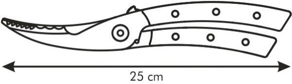 Ножиці для птиці AZZA 25 см 884560 Tescoma