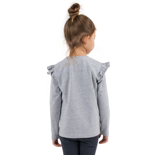 Джемпер для девочки Funtime Smile р.116 серый 