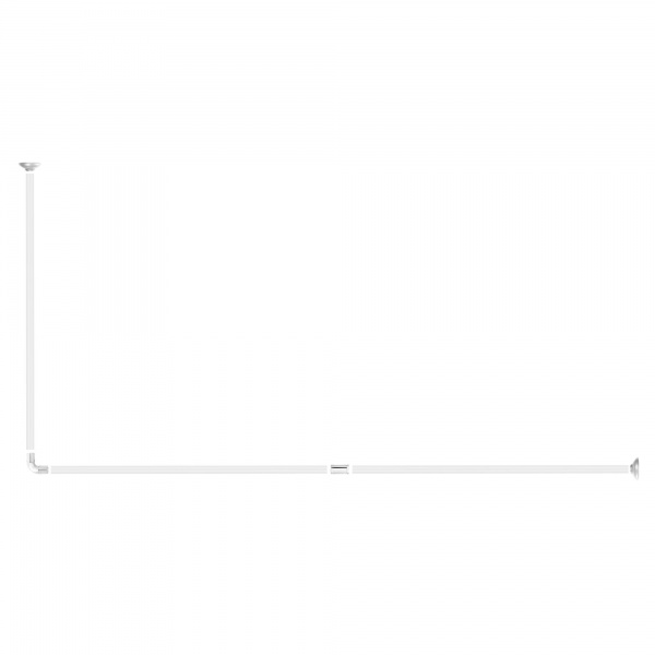 Карниз для ванной VOLVER 270 см белый 67310