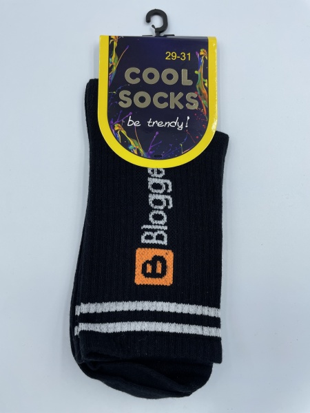 Шкарпетки чоловічі Cool Socks 2342 р.23-25 чорний