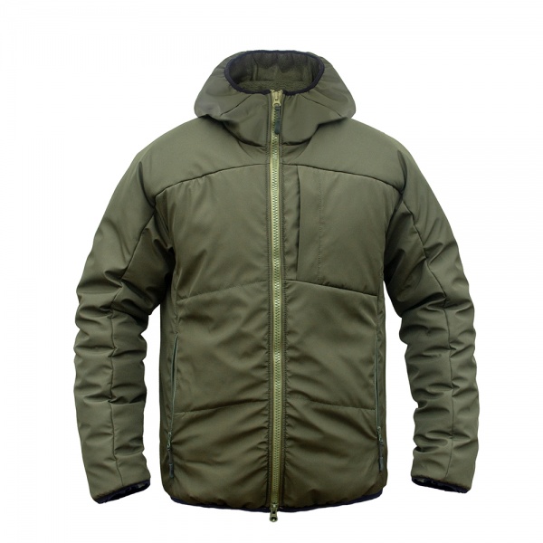 Куртка Expert ® Тактична зимова з каптуром на підкладці, плащовка з мембраною, р.XXL хакі