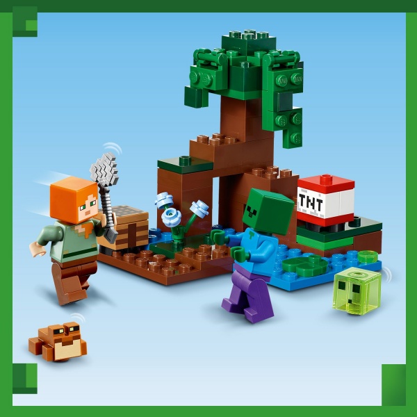 Конструктор LEGO Minecraft Пригоди на болоті 21240