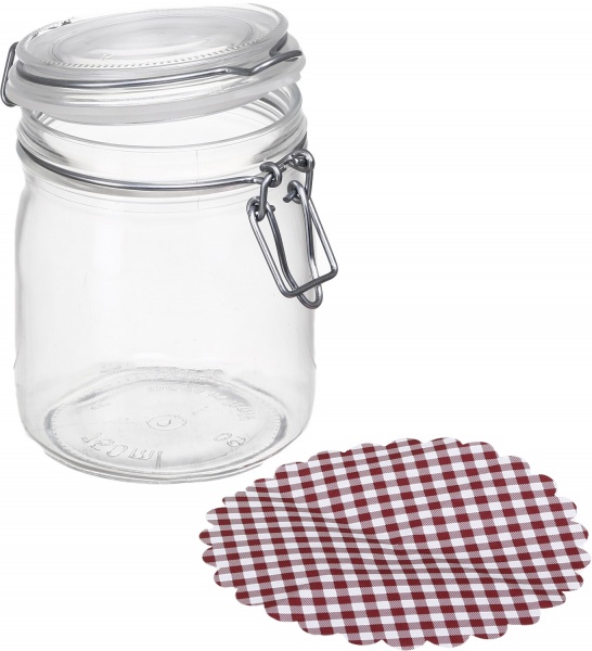 Банка для сыпучих с бугельной крышкой 0,75 л Borgonovo