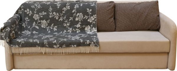 Плед Sanremo цветы 140x200 см серый La Nuit 