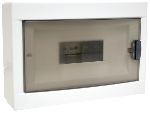 Щит пластиковый с крышкой Литмаш 12 модулей ЩРП12Н