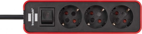 Удлинитель Brennenstuhl Ecolor H05VV-F 3G1.5 red с заземлением 3 гн. красный 1,5 м 1153230070 