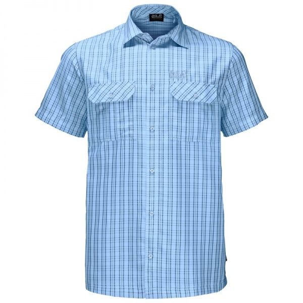 Рубашка Jack Wolfskin THOMPSON SHIRT MEN 1401042-7817 р. L голубой