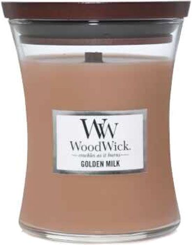Свеча ароматическая Woodwick Medium Golden Milk 275 г 