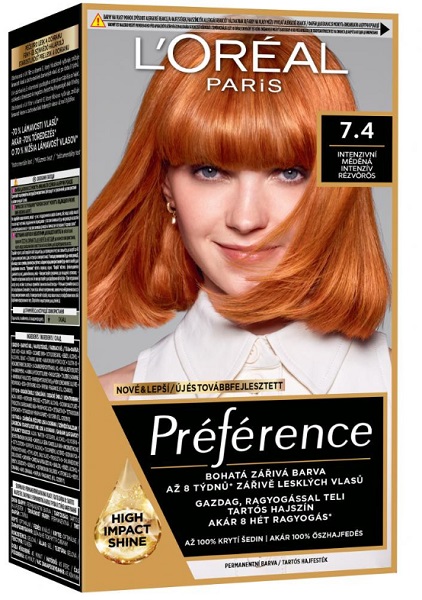 Краска для волос L'Oreal Paris Preference №7.4 174 мл