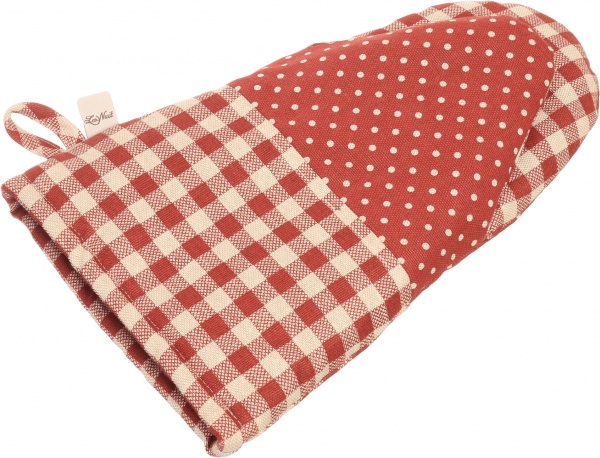 Прихватка Lucy Бордо горошок 21x36 см червоний La Nuit 
