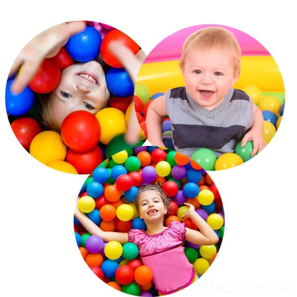 Бассейн надувной Intex арт.56441 Радуга 168x46 см