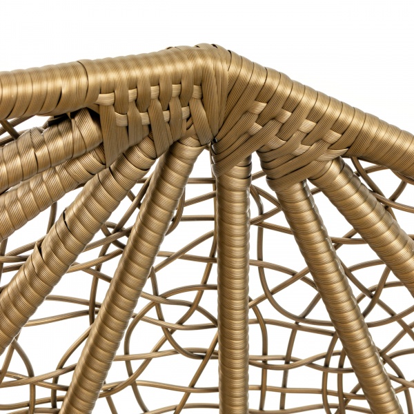 Кресло-кокон Como с подушкой 133х75х125 см бежевый