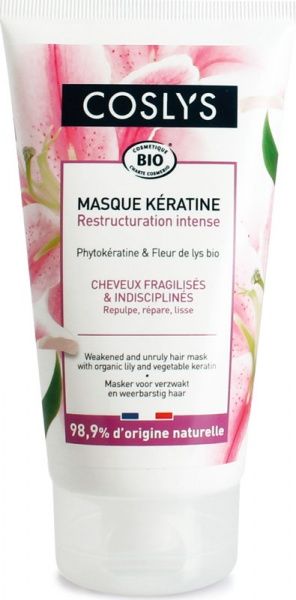 Маска для волос COSLYS с органической лилией и кератином для ослабленных и непослушных волос 150 мл