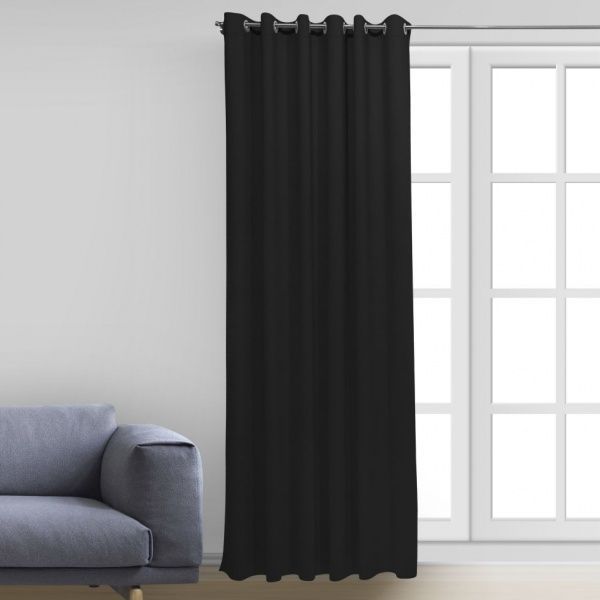 Штора Moda 200х268 см черный Decora