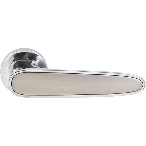 Ручка на розетці RDA Idea хром/сатиновий нікель