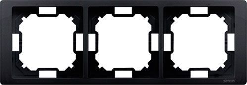 Рамка трехместная Simon Basic универсальная матовый графит BMRC3/28