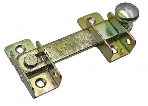 Засов накладной 120х20 мм (WOG120) Domax желтый