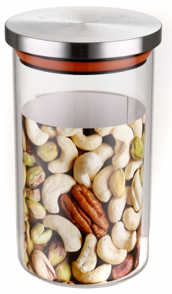 Емкость для хранения сухих продуктов круглая 1 л S&T