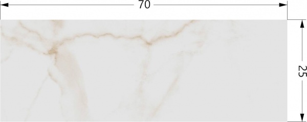 Плитка EcoCeramic ESSENTIAL GOLD 25х70 