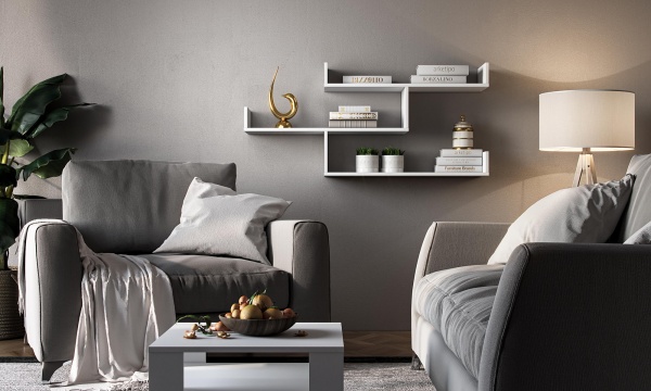 Полиця Грейд Остін 1194x550x252 мм німфея альба 