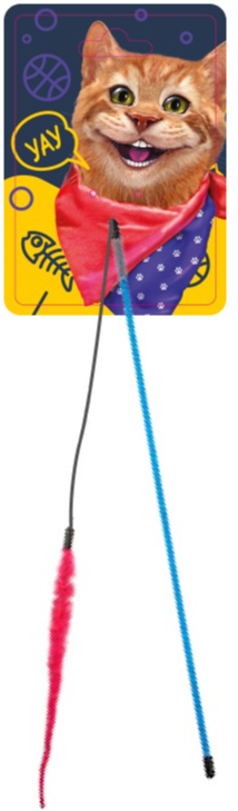 Игрушка-дразнилка для котов DGT-PETS на палочке 40 см FG240418008D