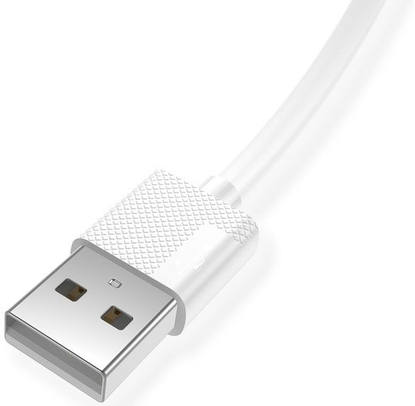 Кабель T-PHOX USB Type-C 1.2 м білий (T-C801 white) Nets 