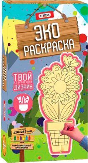 Набір Strateg Еко-розмальовка Квіточка 5003