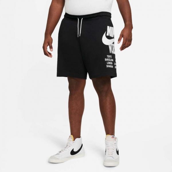 Шорти Nike M NSW FT SHORT WTOUR DA0645-010 р. 2XL чорний