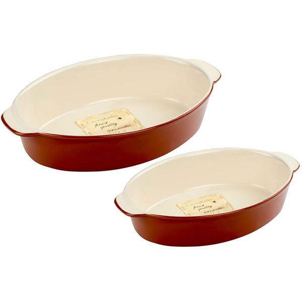 Набор форм для выпекания Цветник овальные 1 л + 2.2 л