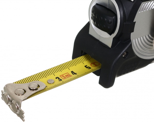 Рулетка BauGut автолок с магнитами 3G74W 3 м x 16 мм