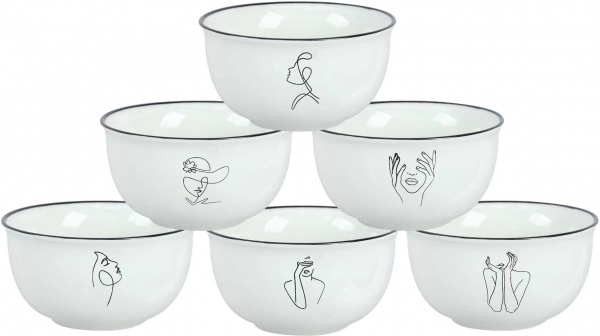 Салатник Vittora Lady in White 135мм (VT-P-35135)