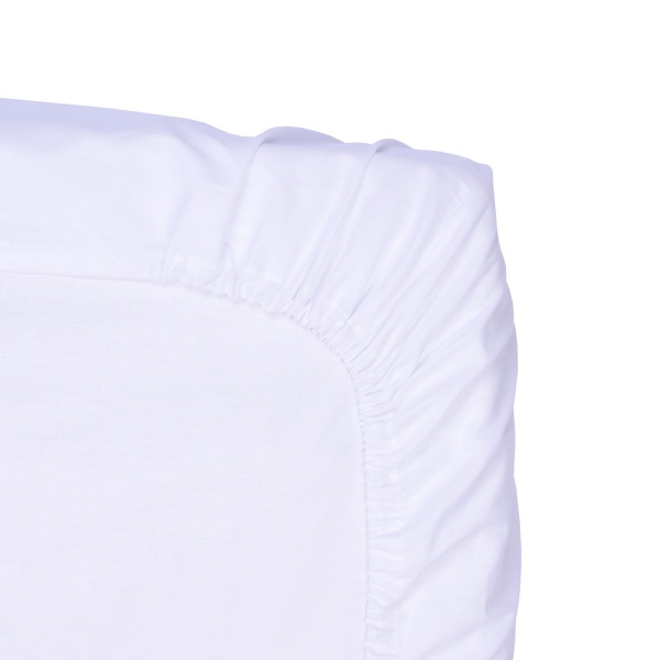 Простынь на резинке Baby Veres 60х120 см белый 