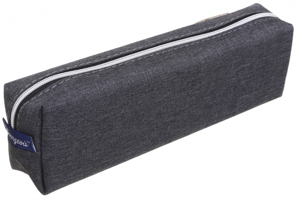 Пенал YM8726 20x4,5x6 см Bourgeois сірий із малюнком