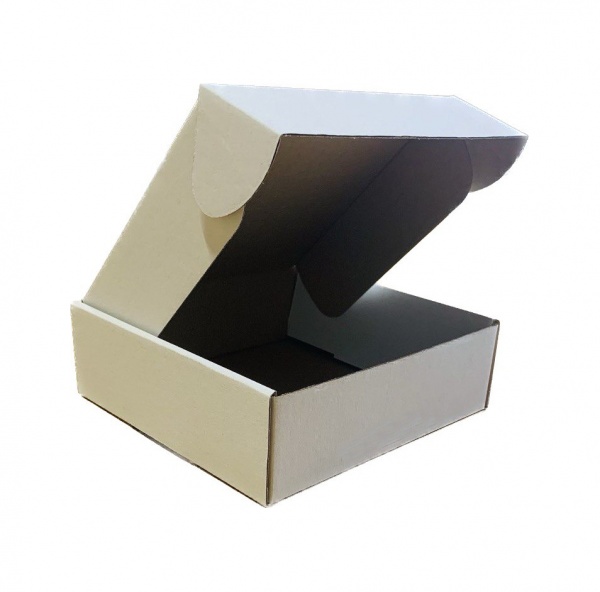 Гофроящик самосборный Т22 белый 170x170x55 мм