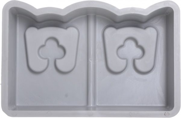 Форма-трафарет  Фигурный бордюрный камень