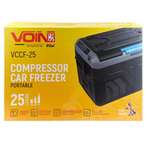Автохолодильник компрессорный Voin 25 л 12В/24В/220В