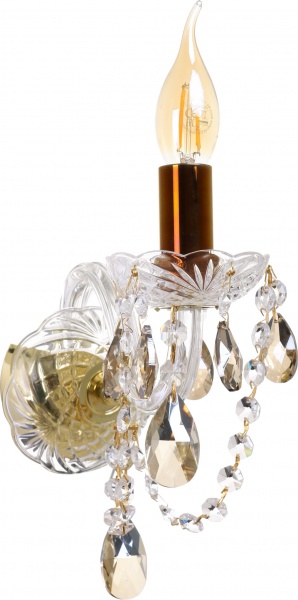 Бра Crystal Life AP801/01-K14GO.CG 1x40 Вт E14 золото 