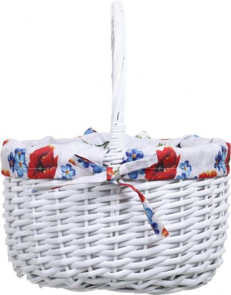 Корзина плетеная с текстилем Tony Bridge Basket 28x16/35 см Easter 19-1-2 