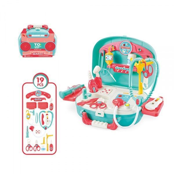 Ігровий набір лікаря 19 предметів у валізі 660-59